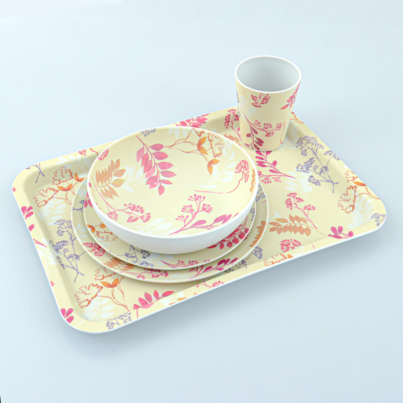 Gobelet 'Lise' beige et rose
