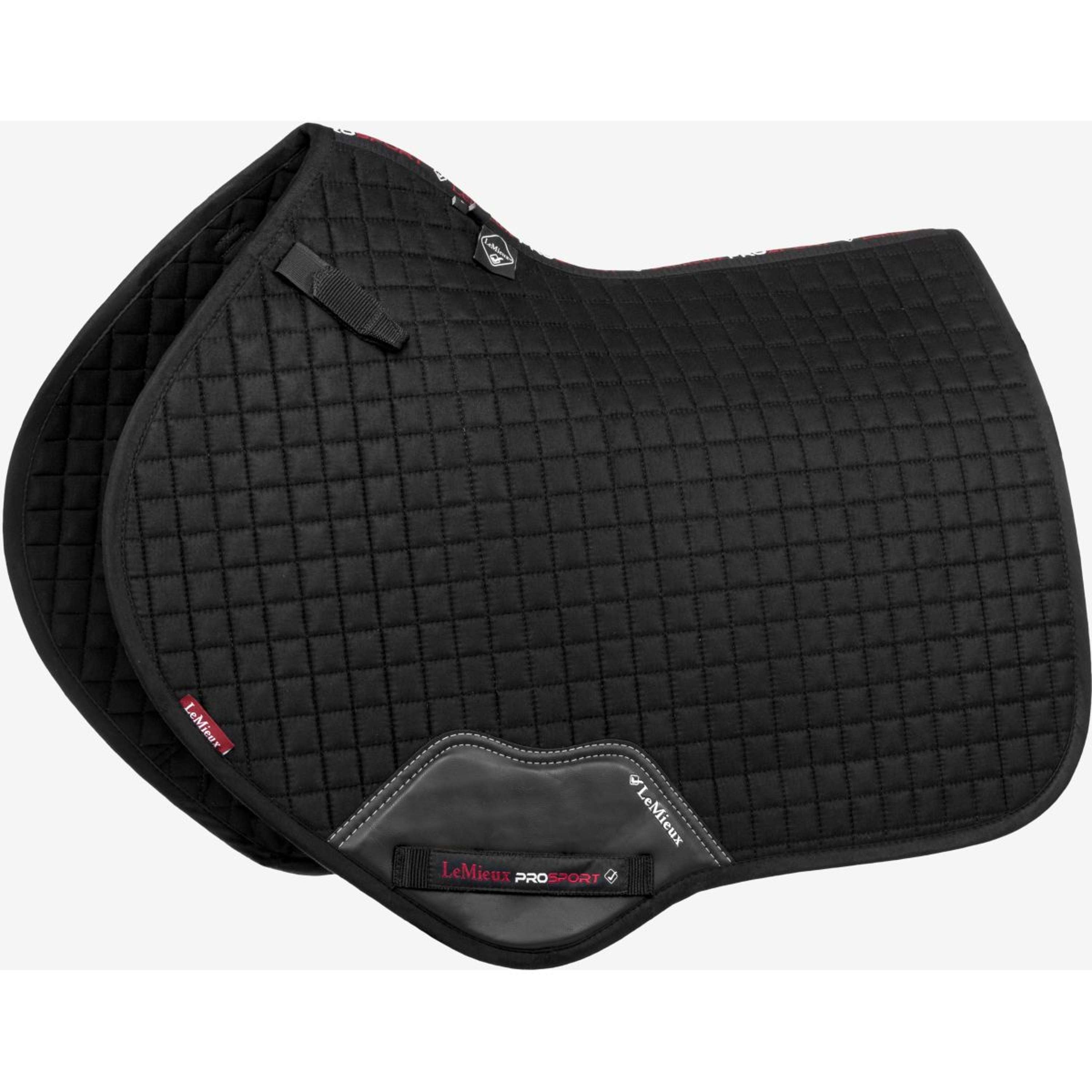 LeMieux Zadeldekje Suede Square Close Contact Zwart