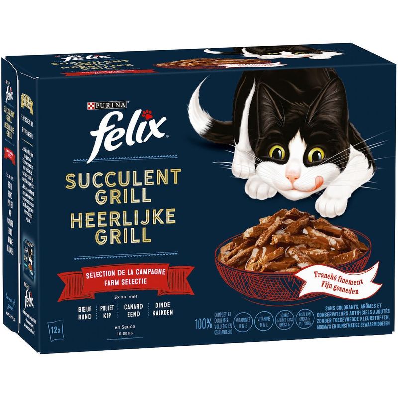 Felix Succulent Grill 12 x 80 g