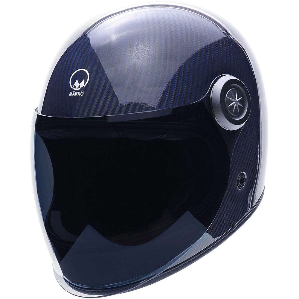 Marko - Casque Dark Side Carbon Bleu