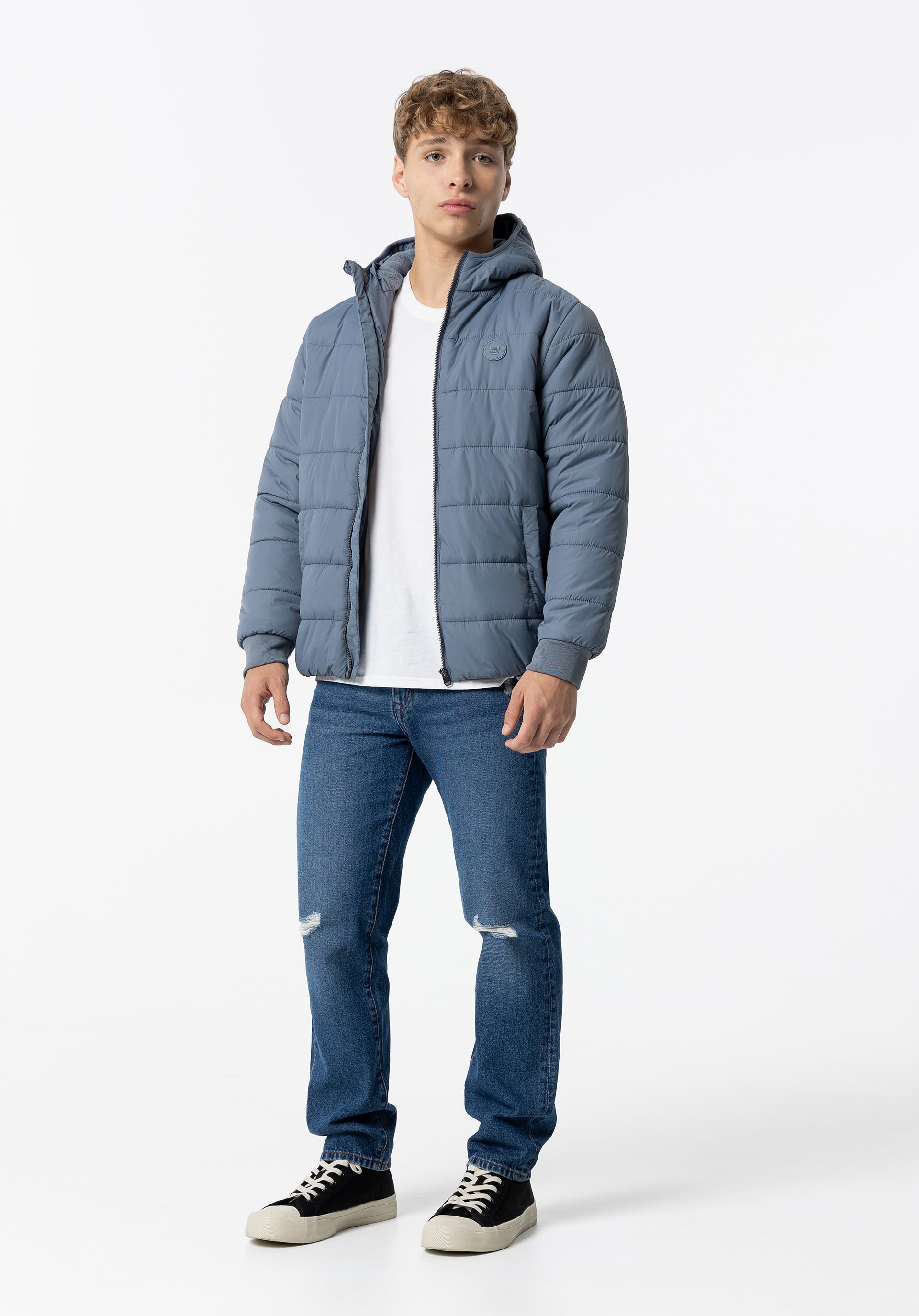 Casaco Acolchoado com Capuz Water Resistant