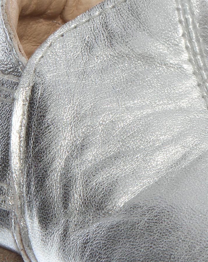 Krabbelschuhe ADVENTURE in silber