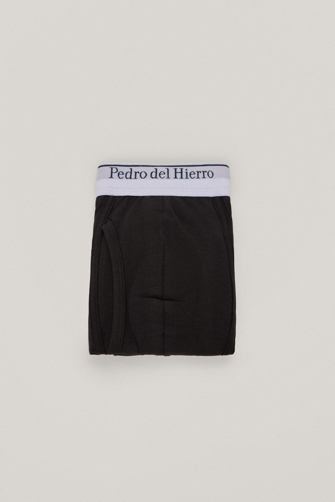 Cueca boxer de malha lisa - Preta