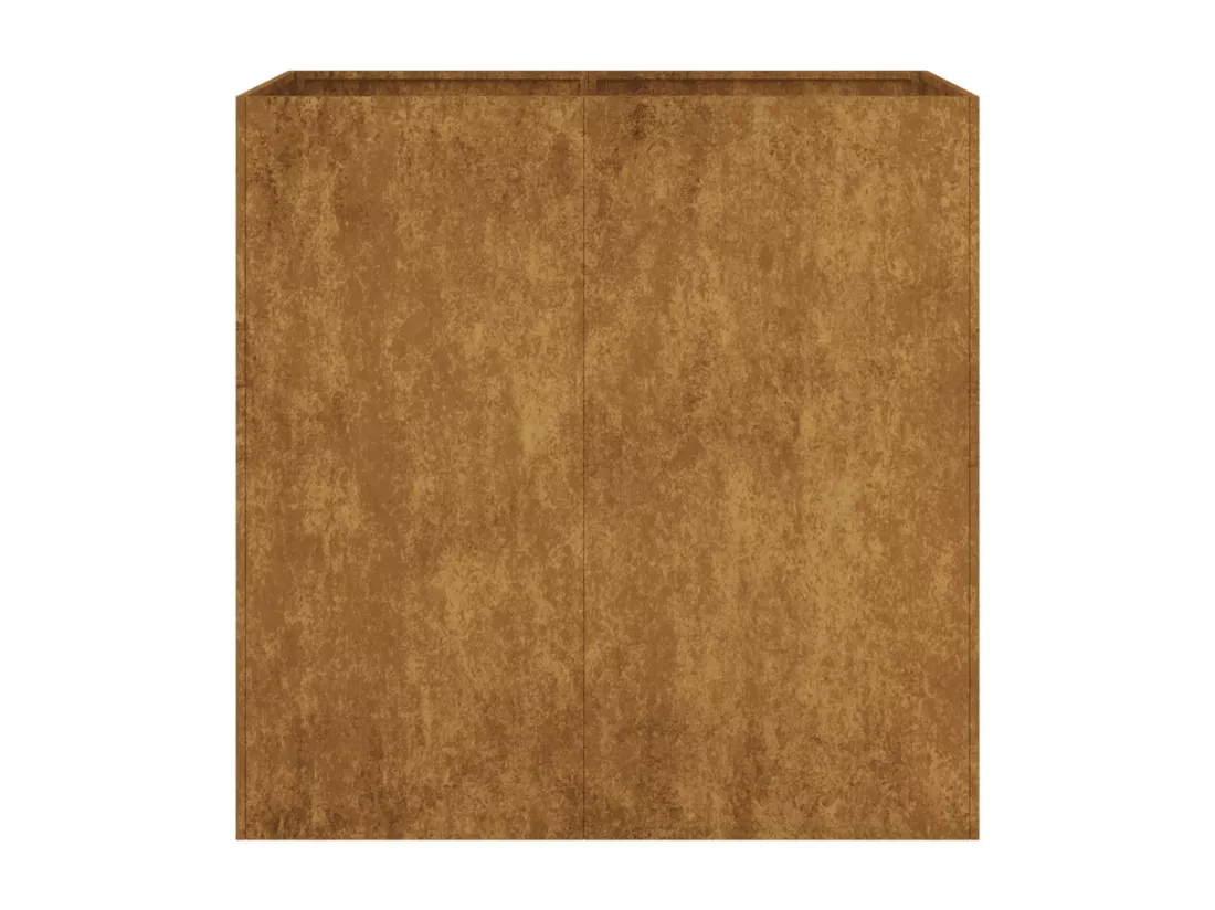 Jardinière 80x40x80 cm acier corten