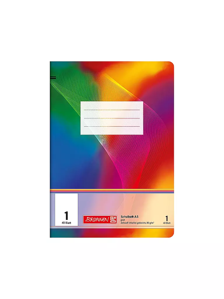 BRUNNEN VERLAG Heft A5 Glatt 40 Blatt keine Farbe