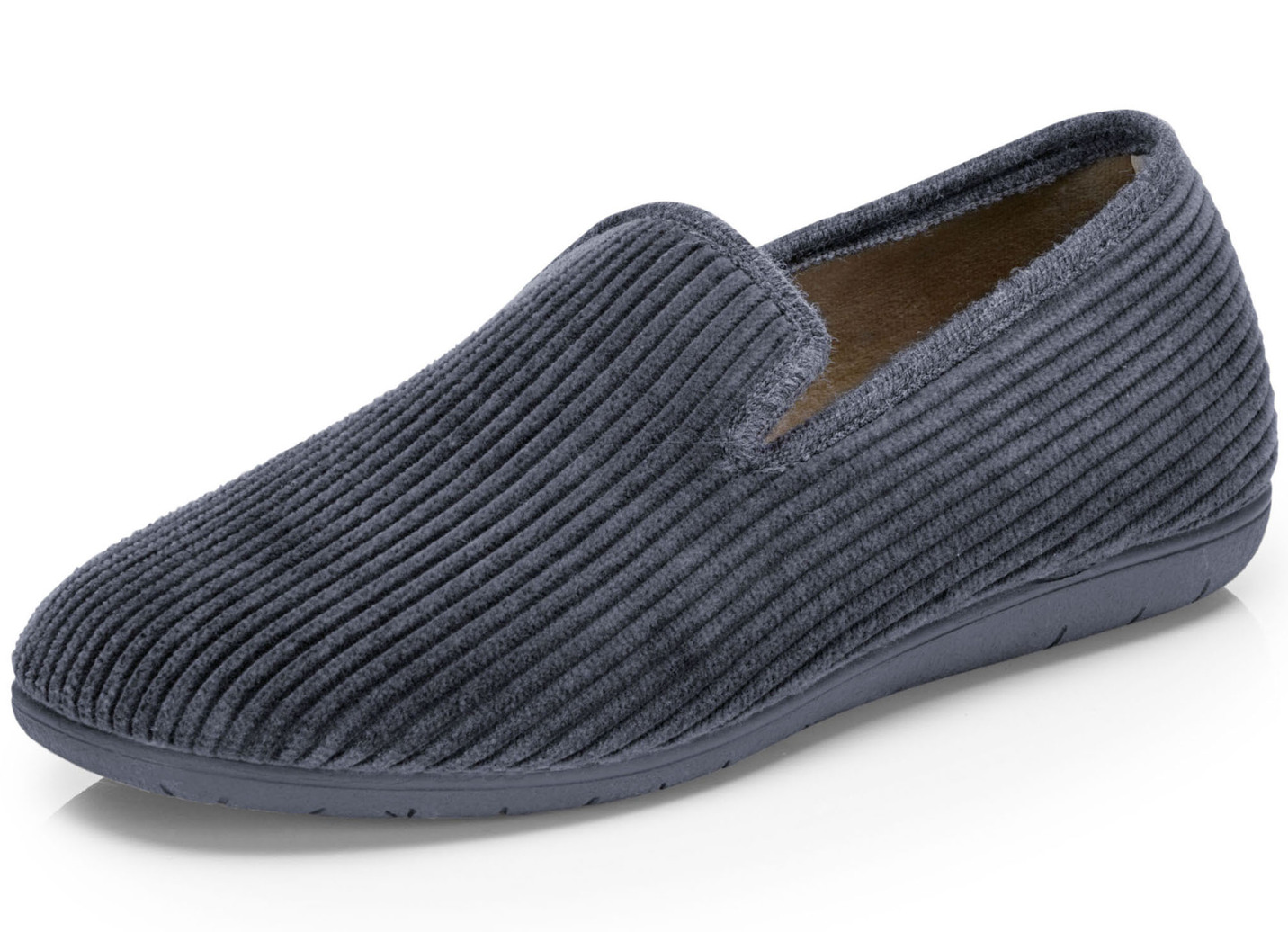 Textil-Hausschuh in Cord-Optik