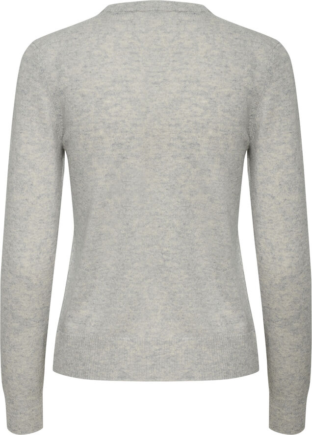 InWear LukkaIW Cardigan Premium - 100% Cashmere New light grey melange