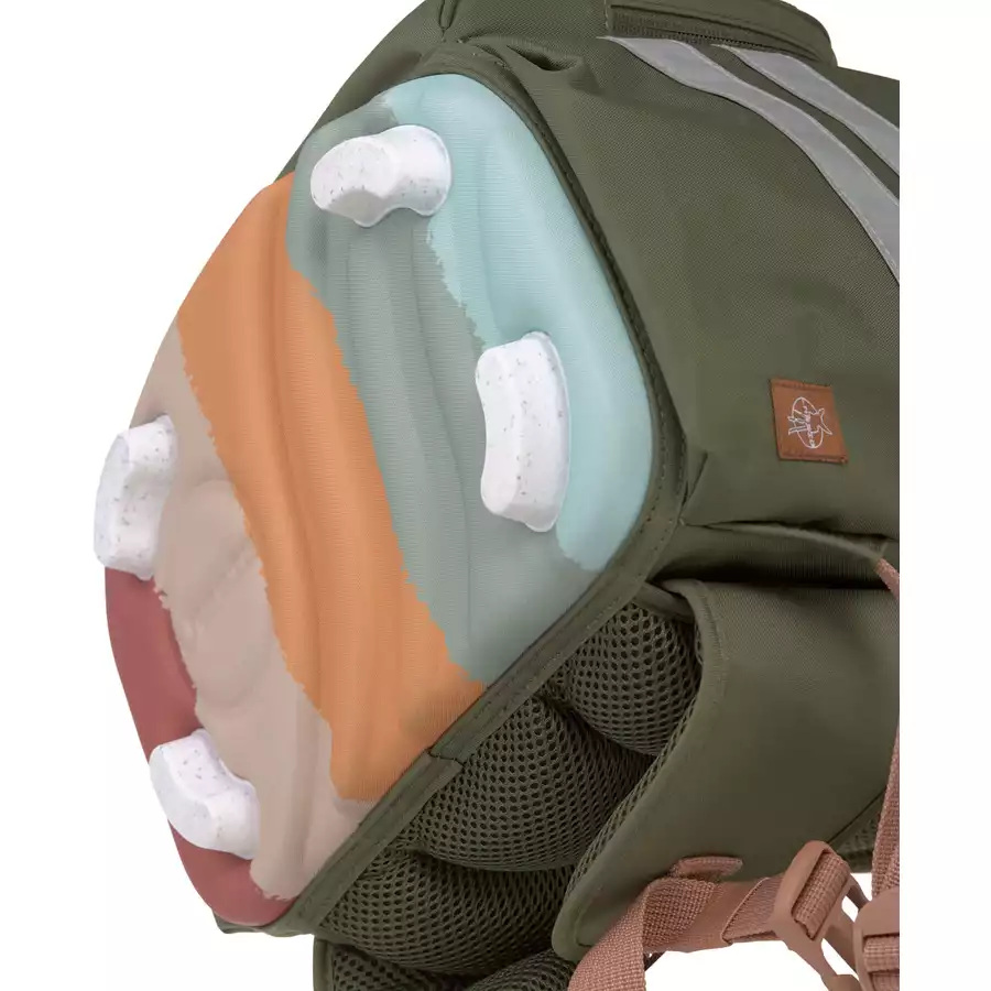 LÄSSIG Schulranzen-Set 7-tlg. Flexy Unique olive