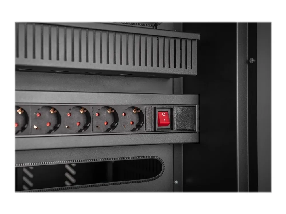 DIGITUS DN-45002 - Vogn med hjul (kun opladning) - for 30 tablets / notebooks - låsbar - stål - sort, RAL 9005 - skærmstørrelse: op til 15,6