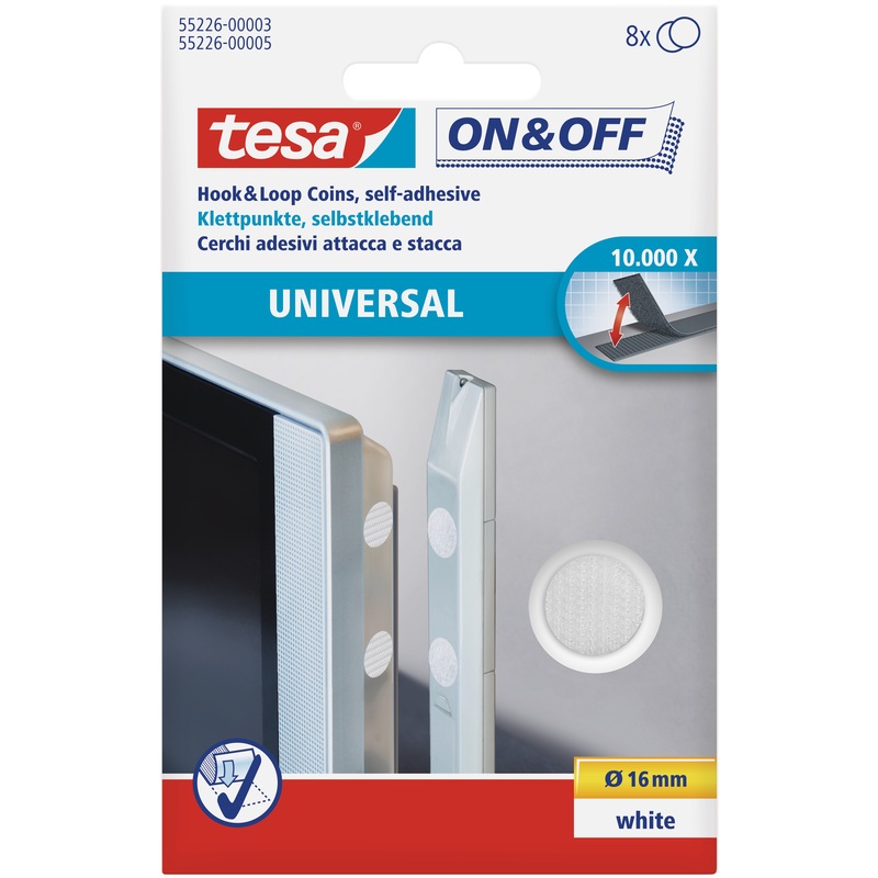 Tesa Klettpunkte, 8 Stück