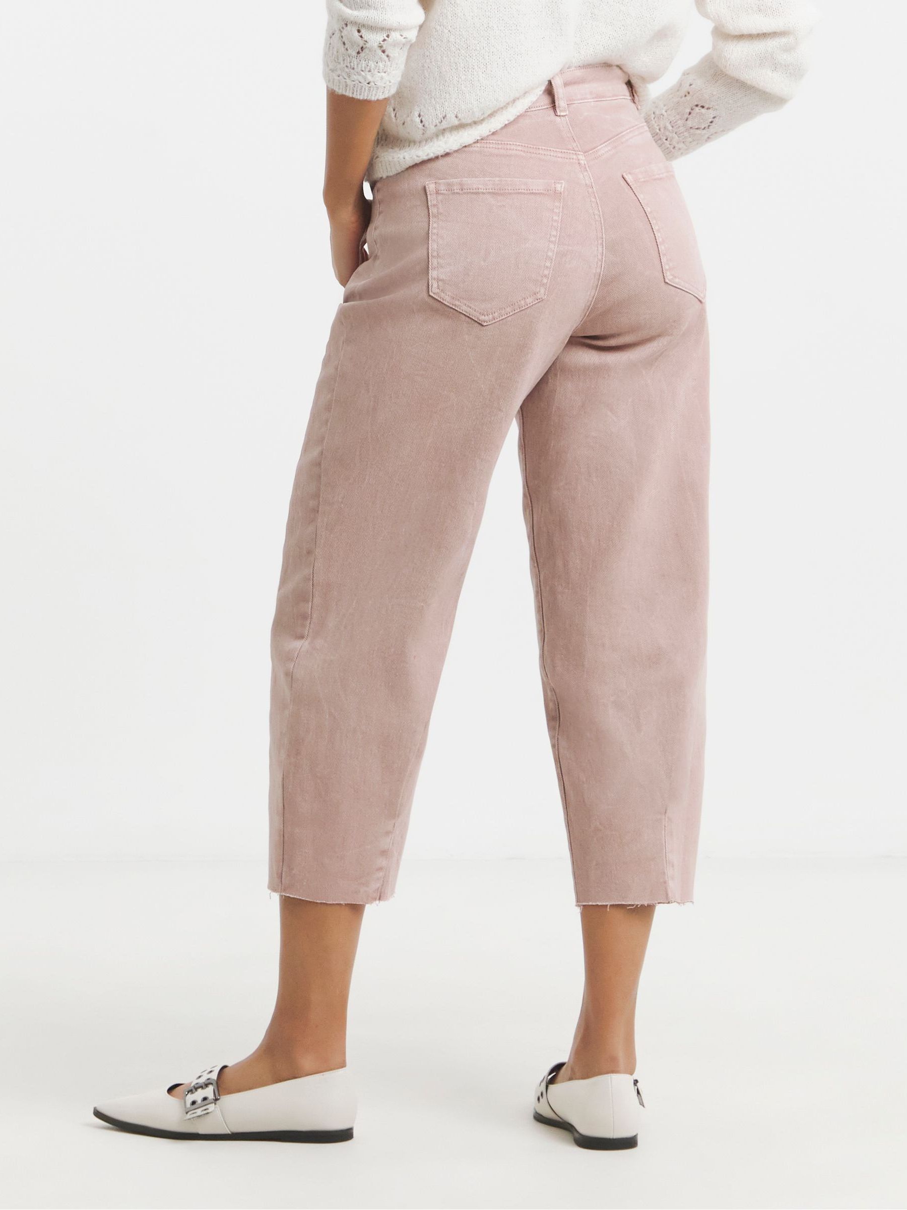 Simply Be Cropped Barrel Jeans