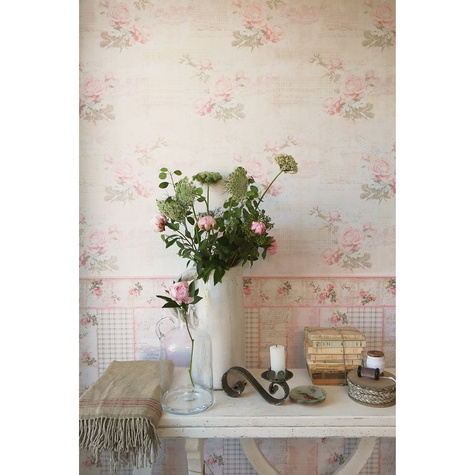 Papier-Borte DJOOZ - rosé - Rose - 13 cm