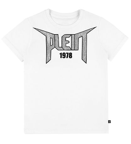 Philipp Plein T-Shirt - 1978 - Weiß m. Strassstein