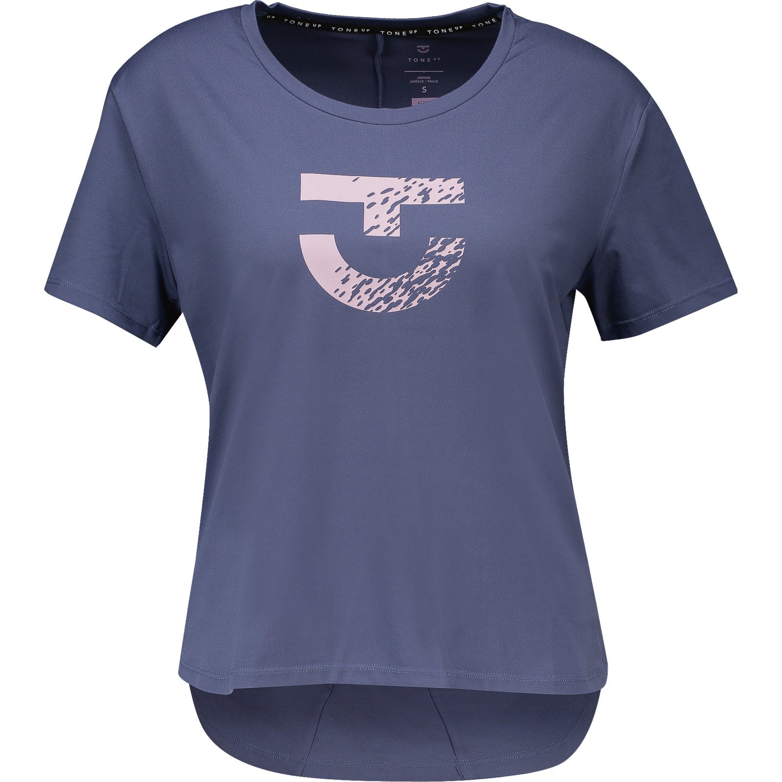 Tone Up Damen-T-Shirt Tone S, mittelblau