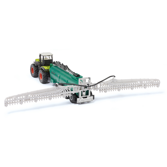 Siku Farmer 1827 - Traktor Claas Xerion mit Fasswagen - 1:87