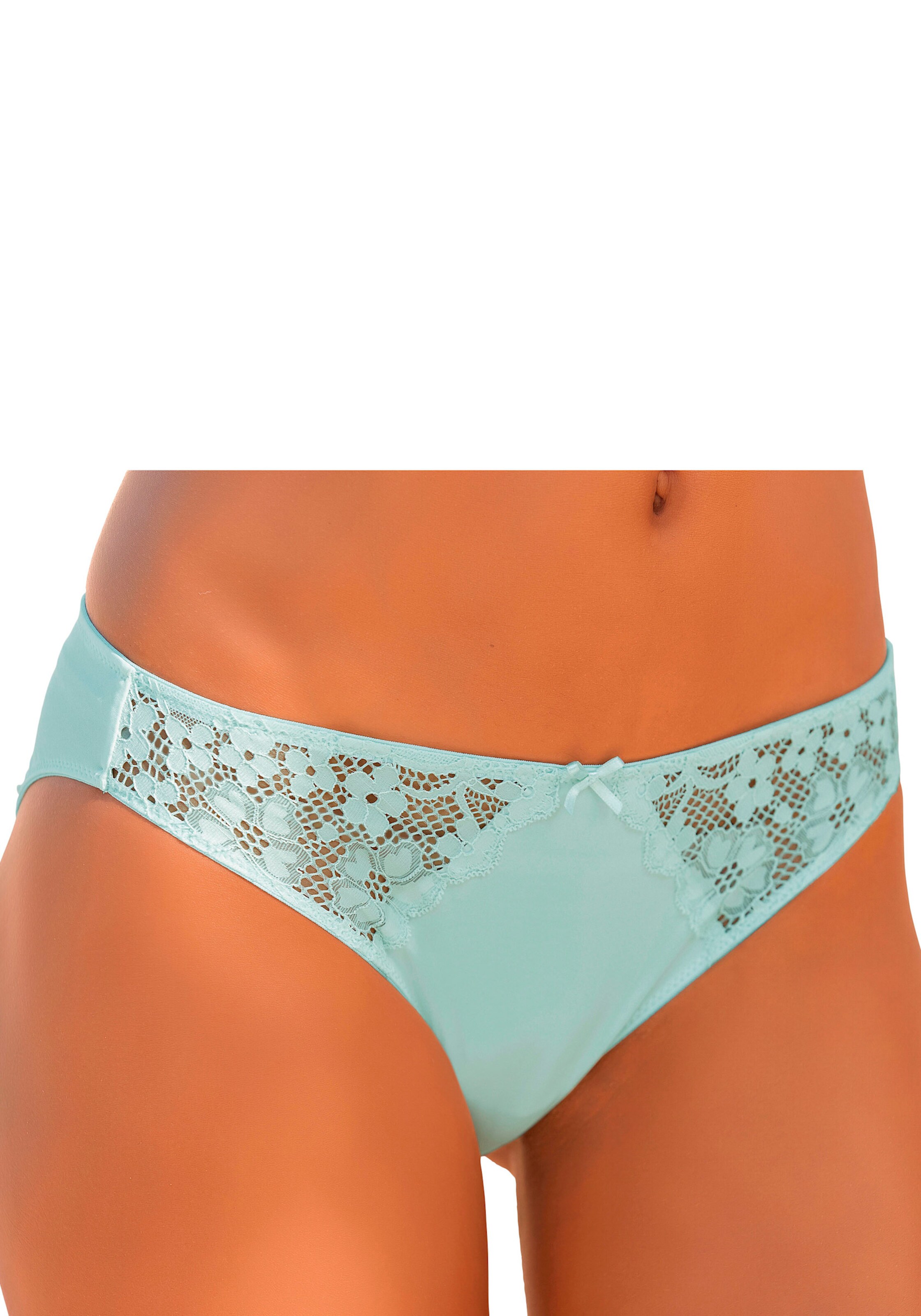 petite fleur Slip in pfirsich+mint+creme