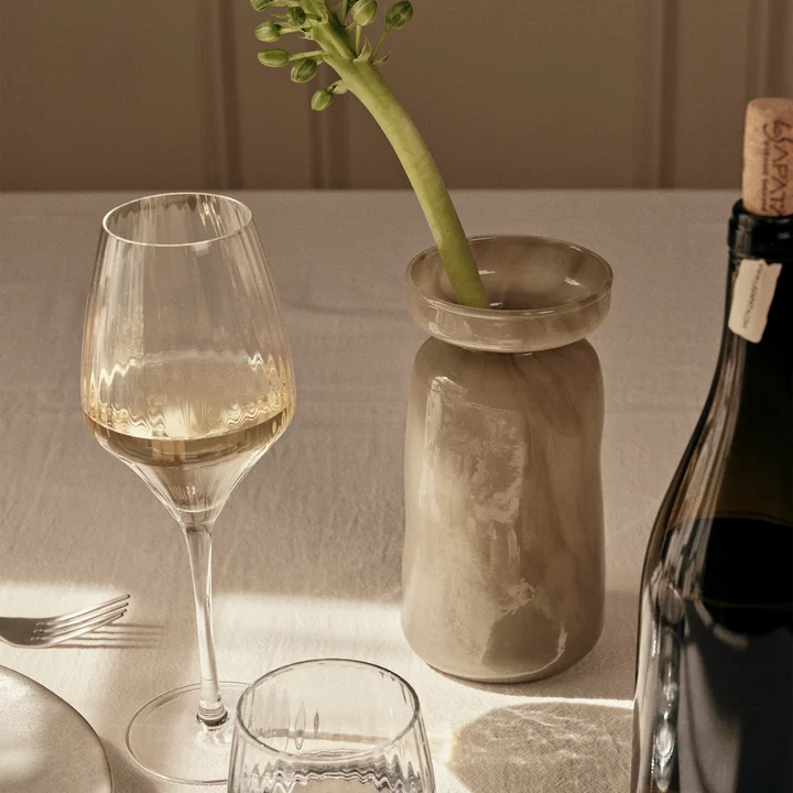 Broste Copenhagen - Solai Vase, Ø 10 x 19,5 cm, hellgrün