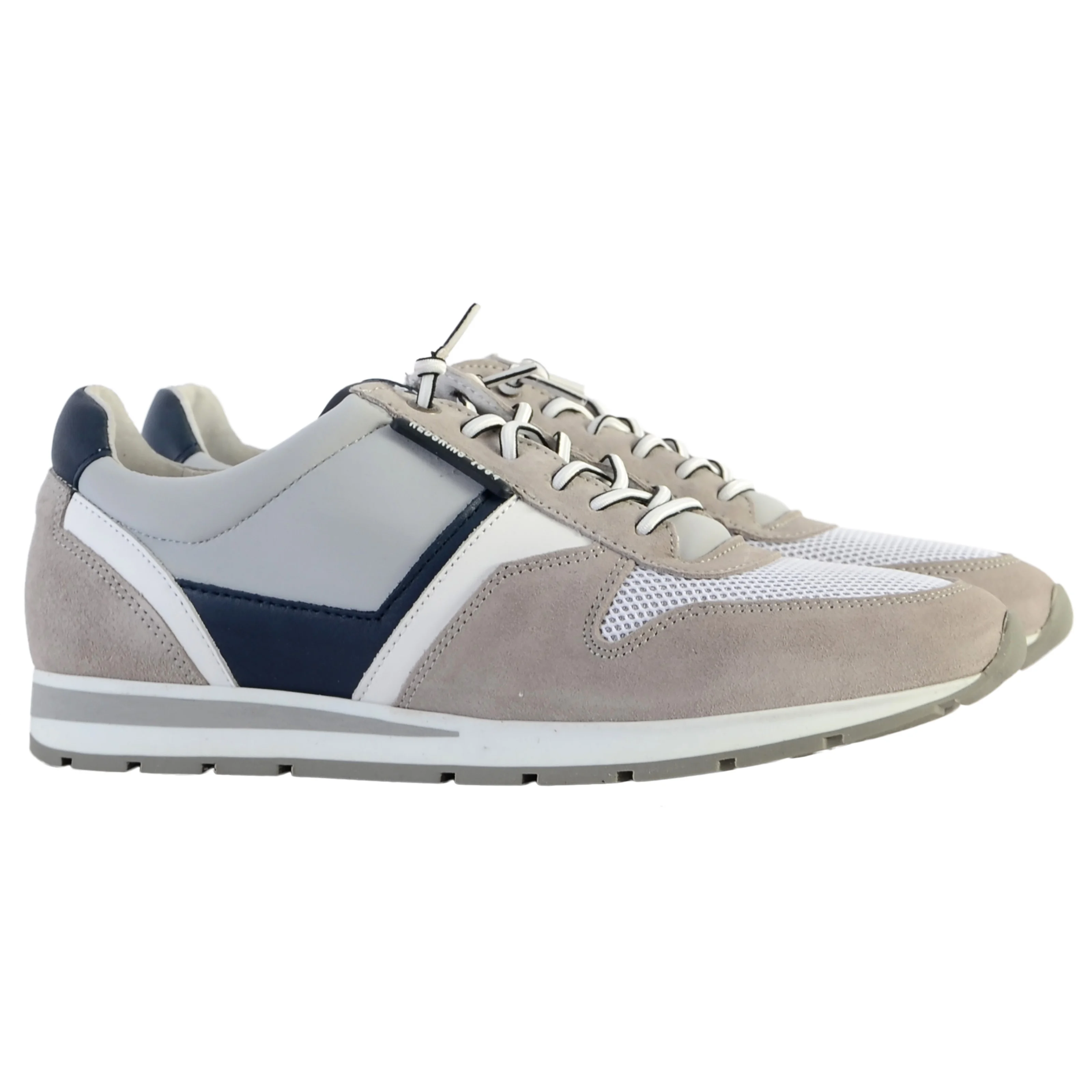 Basket cuir redskins smith | Gris