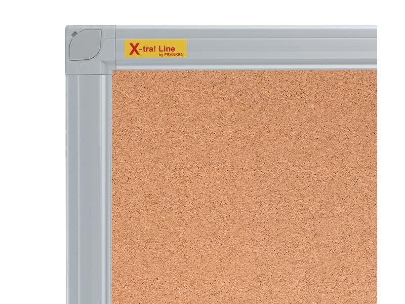 Franken Pinnwand X-tra!Line 90 cm x 120 cm, Braun Praktische Korktafel