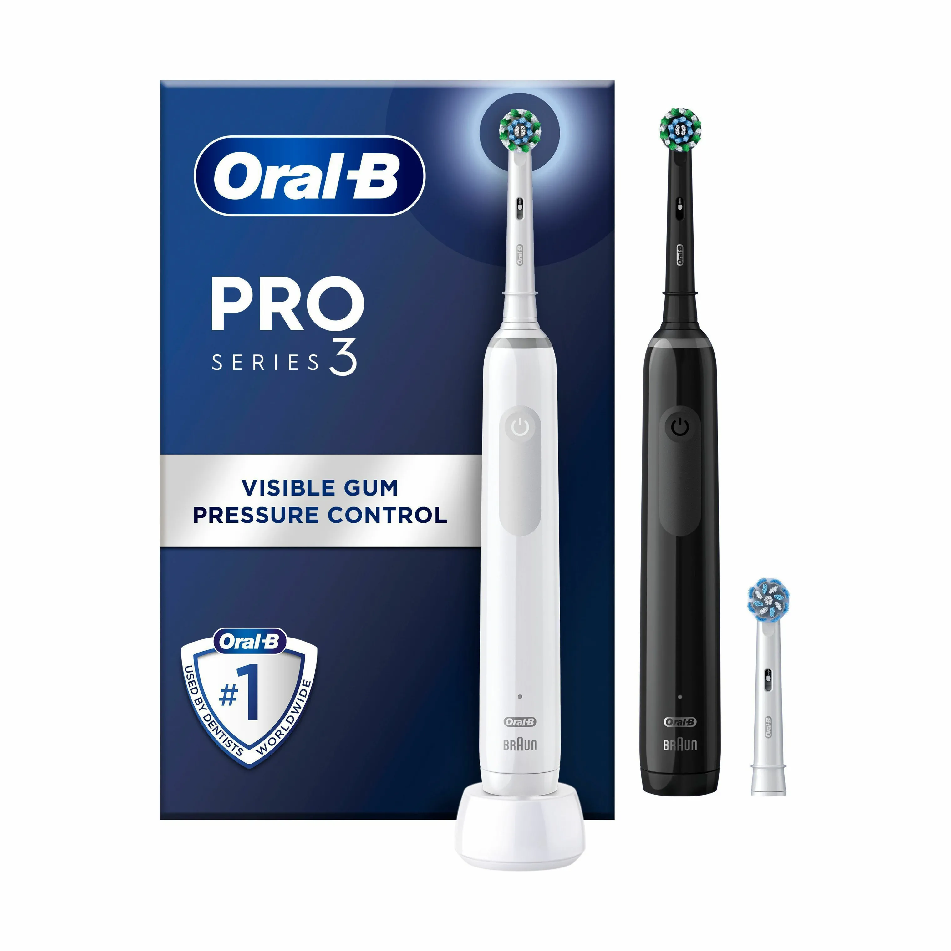 Oral-B Oral-B Pro Serie 3 Elektrisk Tandbørste - 2 stk.