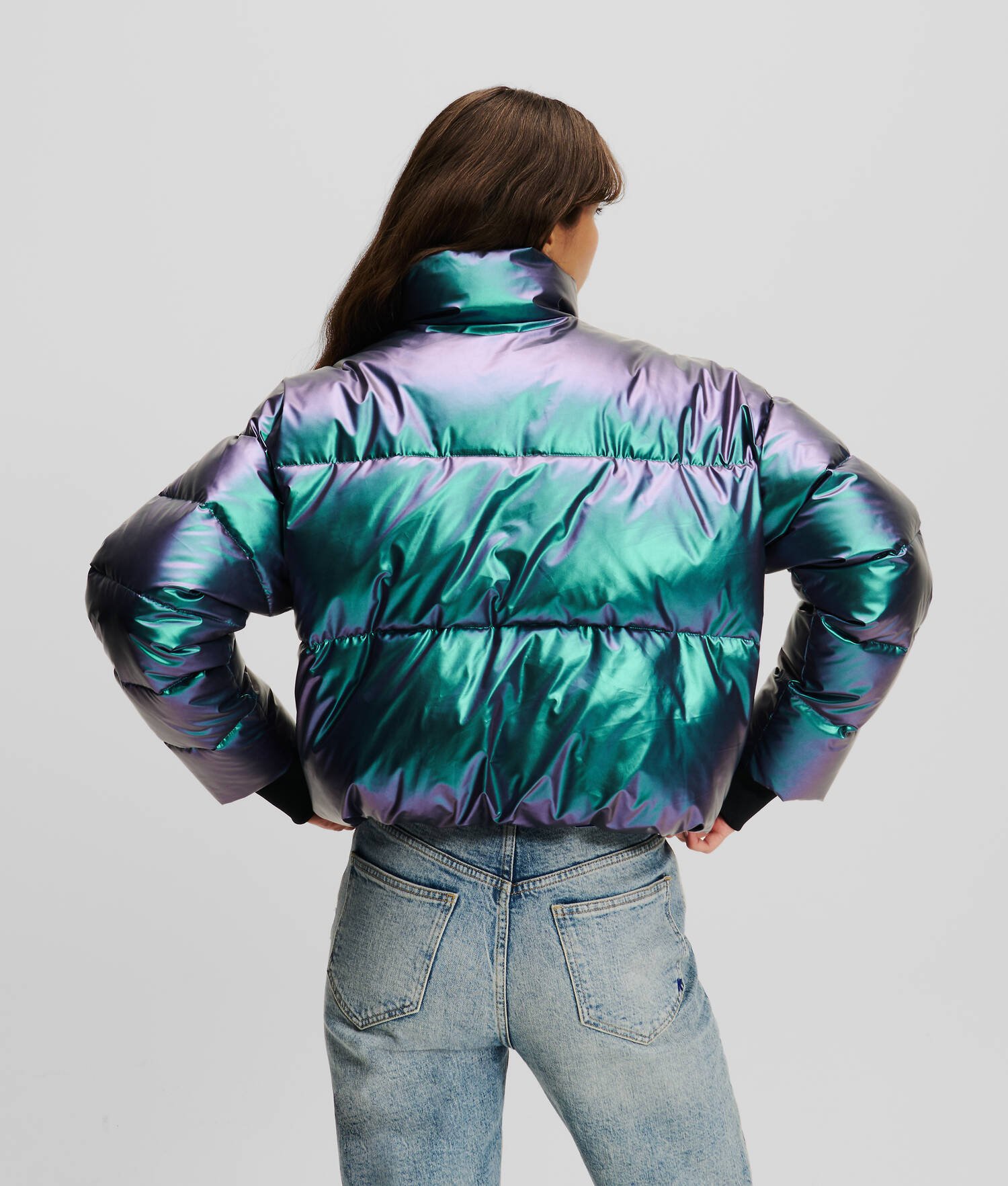 VESTE MATELASSÉE CROPPED IRISÉE KLJ