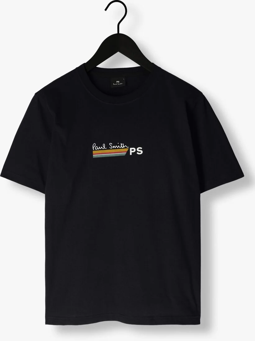 PS PAUL SMITH donkerblauwe ps paul smith t-shirt mens reg fit t shirt stripe ps paulsmith