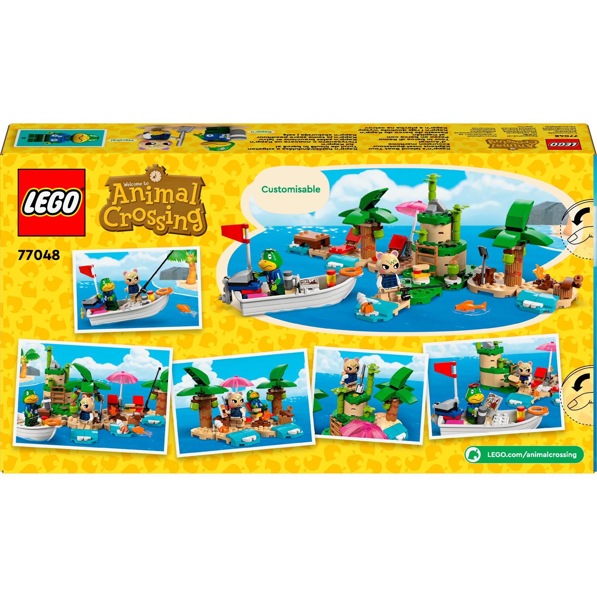 LEGO Konstruktionsspielzeug Animal Crossing Käptens Insel-Bootstour