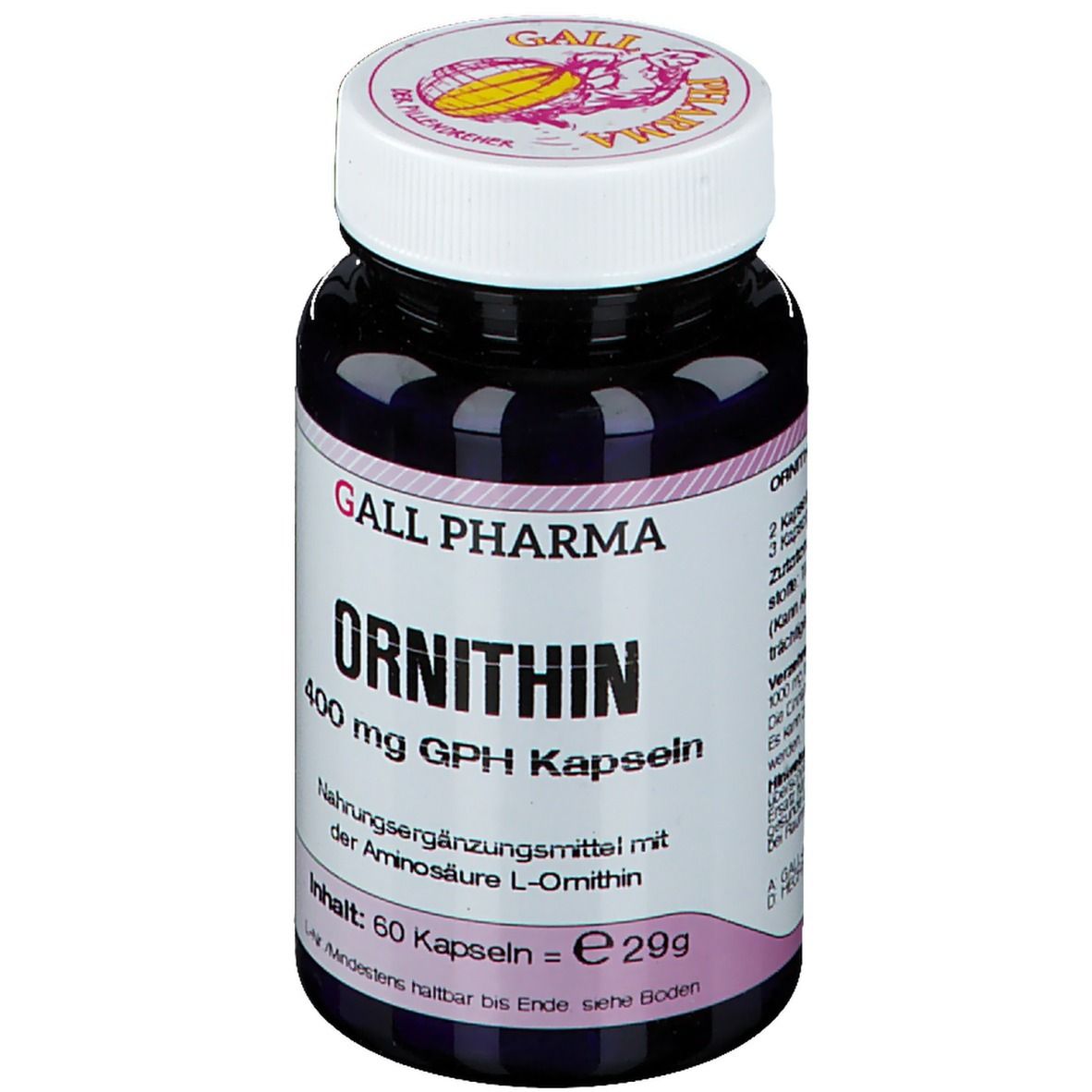 GALL PHARMA Ornithin 400 mg GPH Kapseln