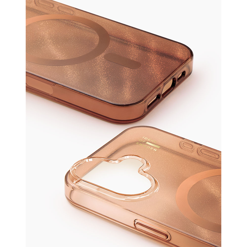 iPhone 17 MagSafe Hardcase Hülle Clear Case Recycled (IDCLCMS-I2561-562) - Mocha Mousse