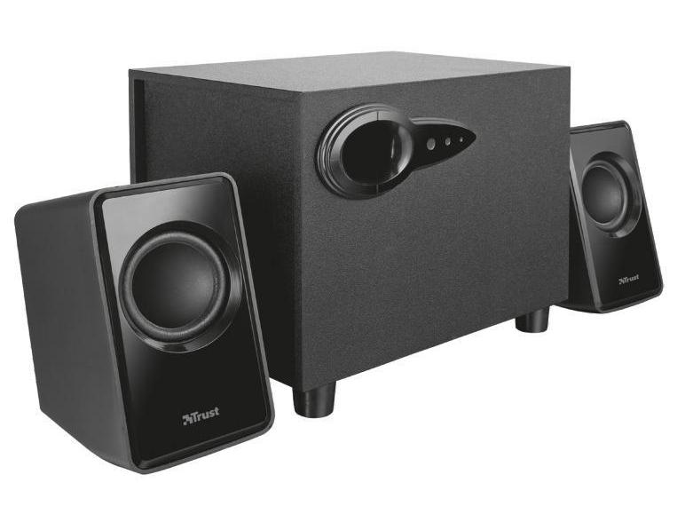 Trust PC-Lautsprecher Avora 2.1 für PC und Laptop Speaker-Set mit Subwoofer