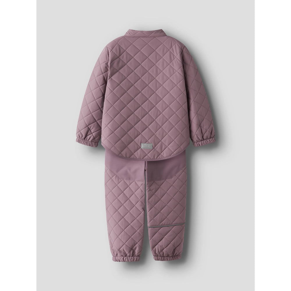Køb Name It Wistful Mauve Nmnchilly Quilt Termosæt Fo Noos