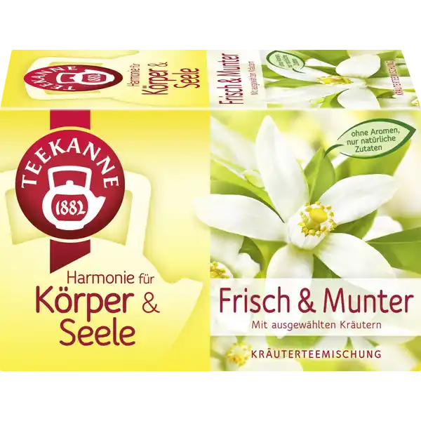 Kräutertee Muntermacher