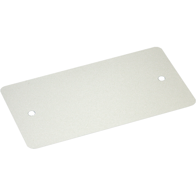 Prijskaart, PS, 120x65mm, wit