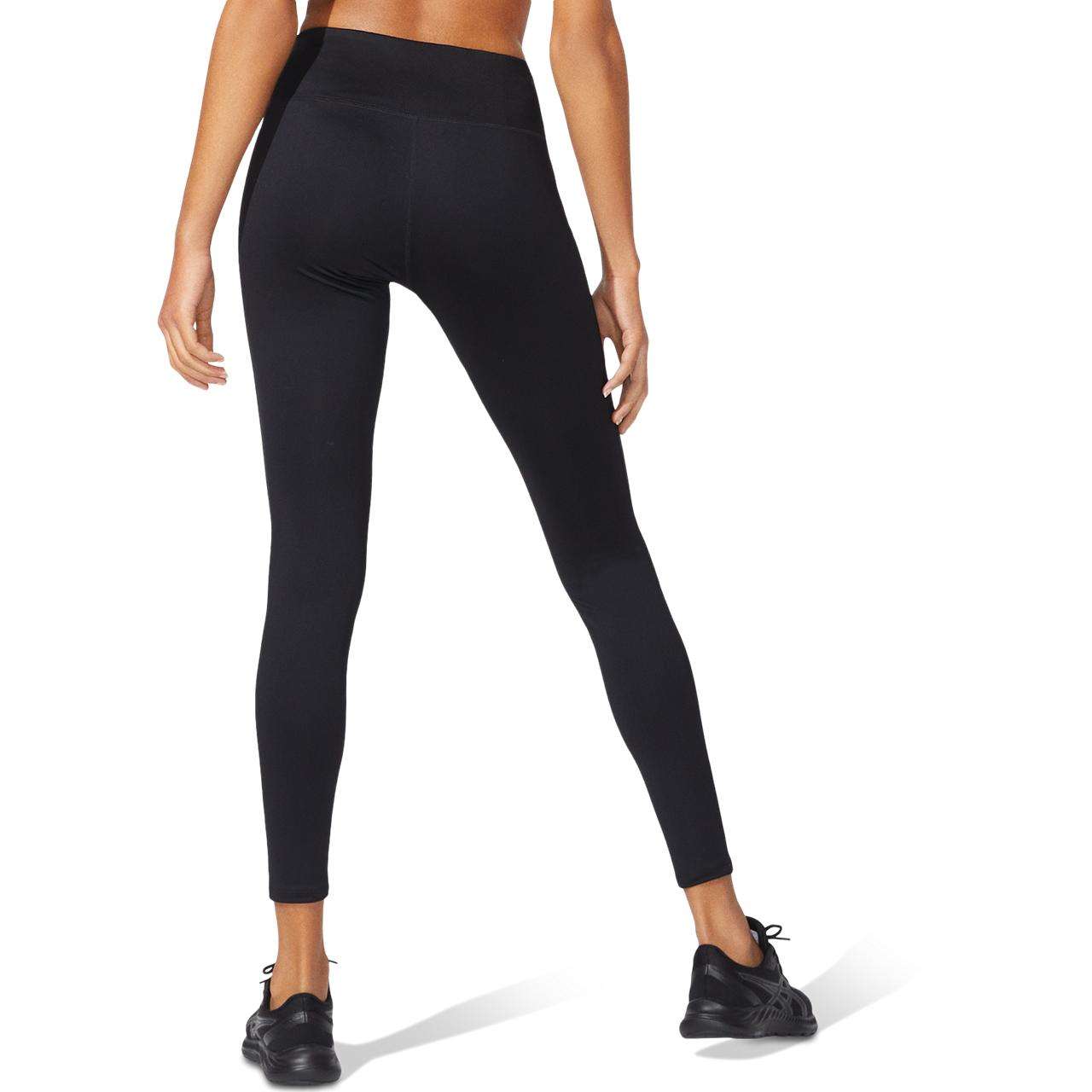 ASICS Core Hardloopbroek Lang Zwart/Zilver Dames
