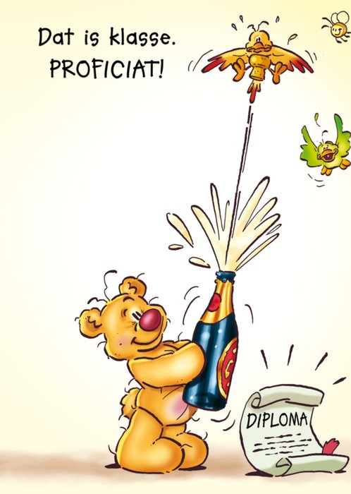 Doodles | Geslaagd kaart | vogel | olifant