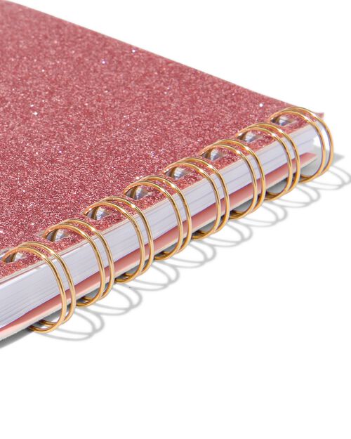 carnet à spirale coeur ligné
