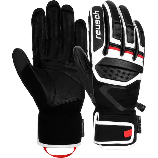Gant de ski REUSCH PRO RC BLACK/WHITE/FIRE RED