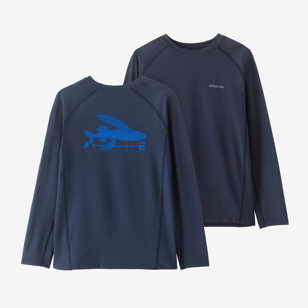 Langärmliger Capilene Silkweight UPF Rashguard für Kinder