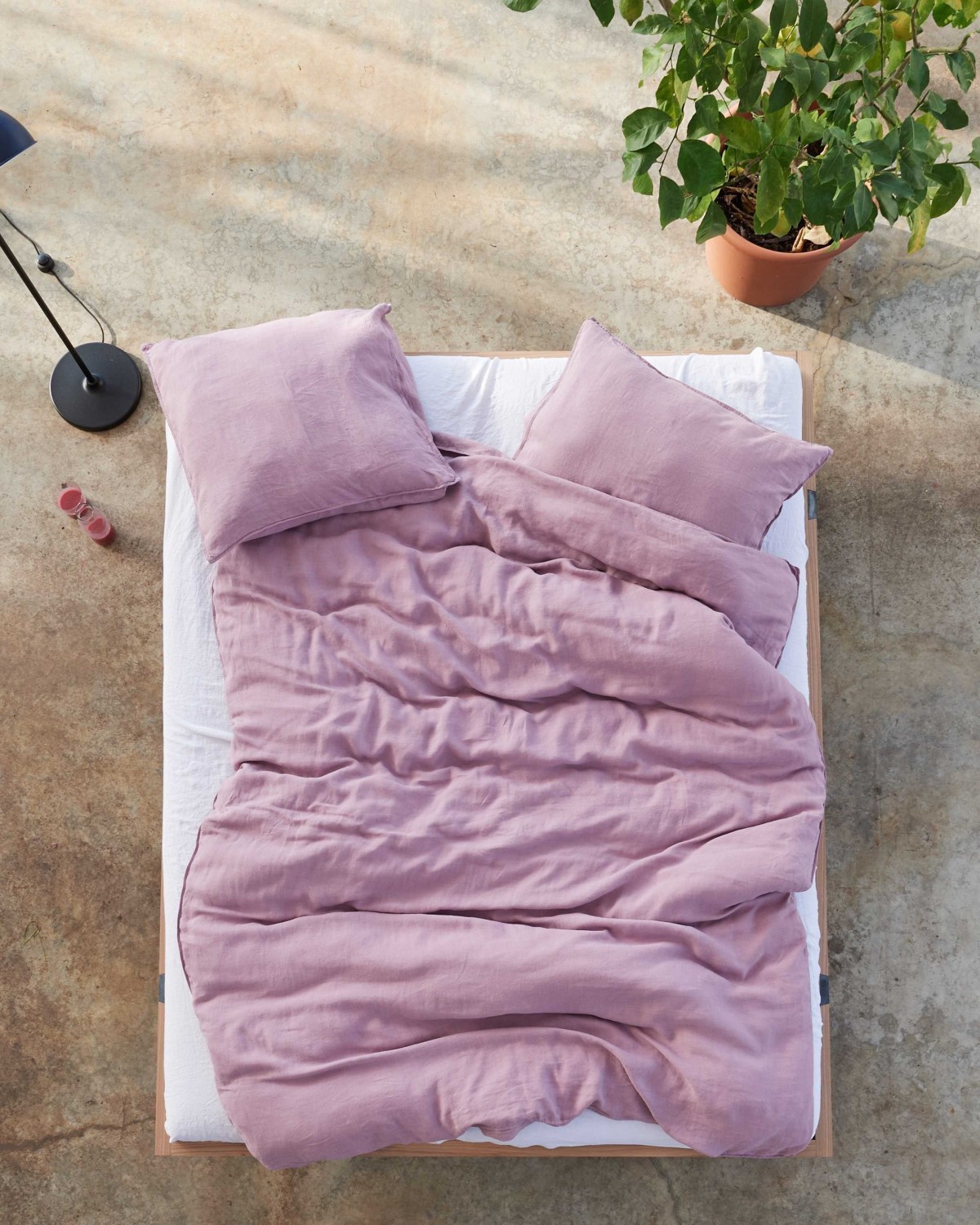 Lavie Hanf-Duvetbezug Lotta Smokey Lilac
