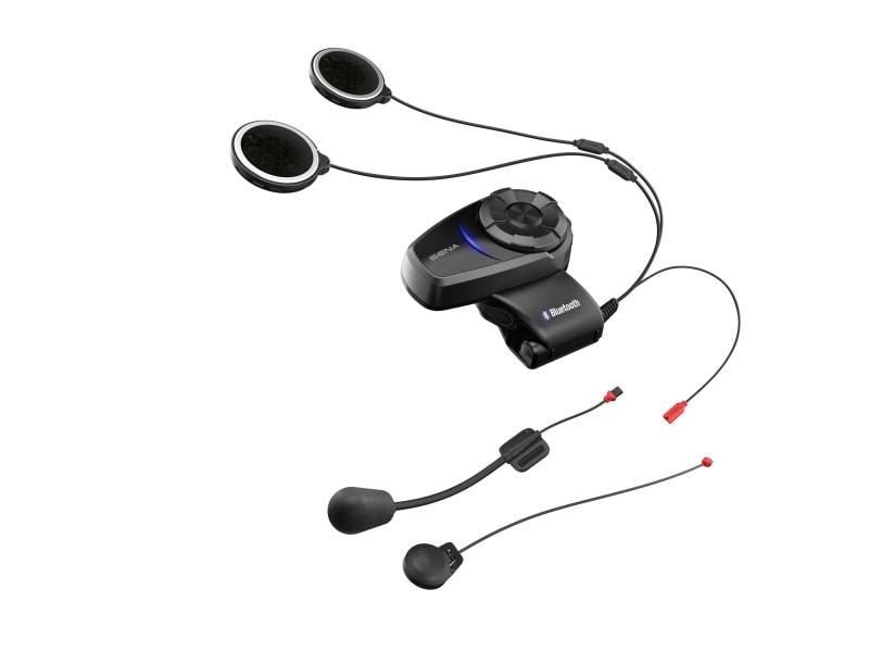 SENA Intercom Bluetooth 10S Single Set Bluetooth-Headset für Motorradfahrer