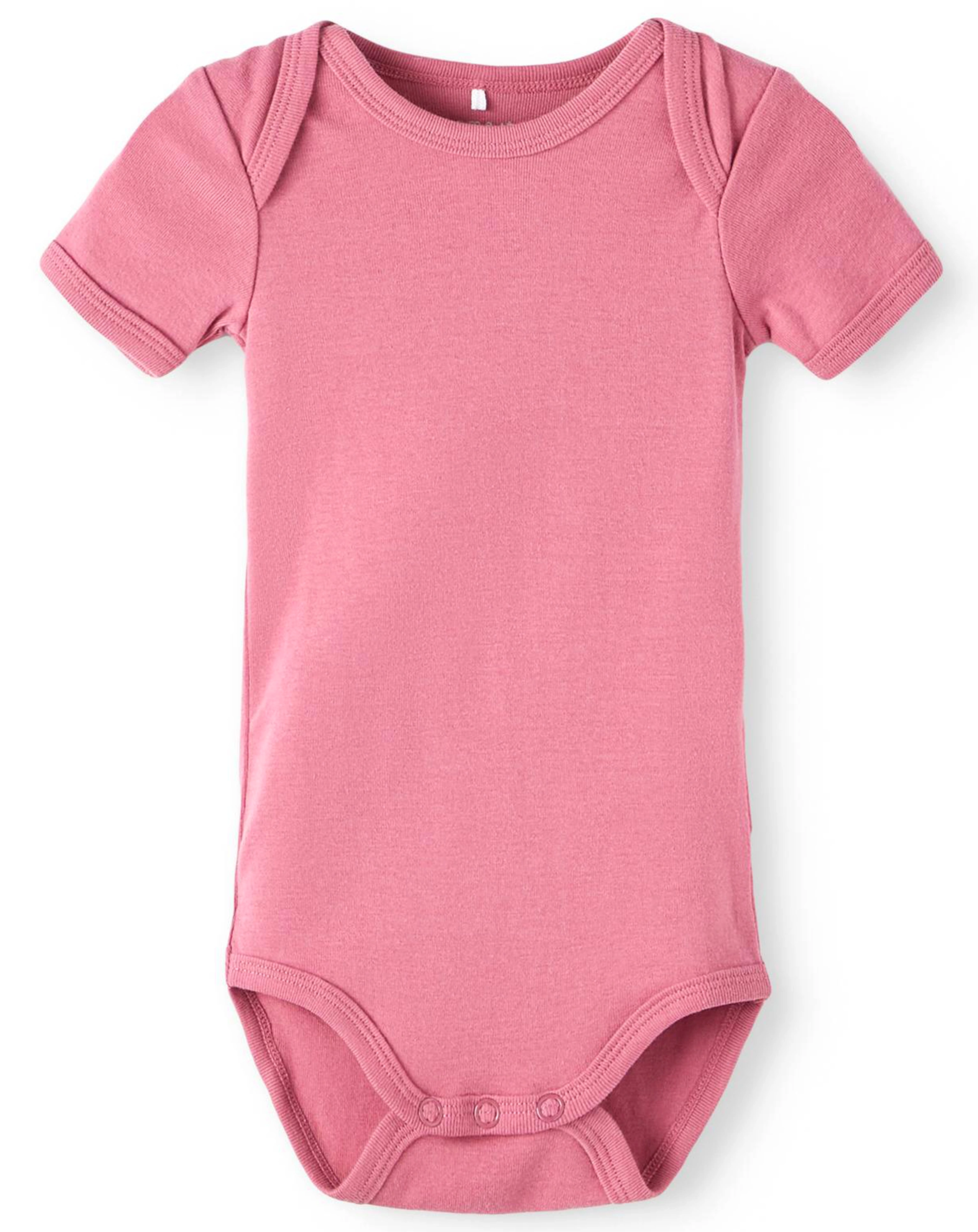 Kurzarm-Body NBFBODY - FLOWER 3er in rose wine
