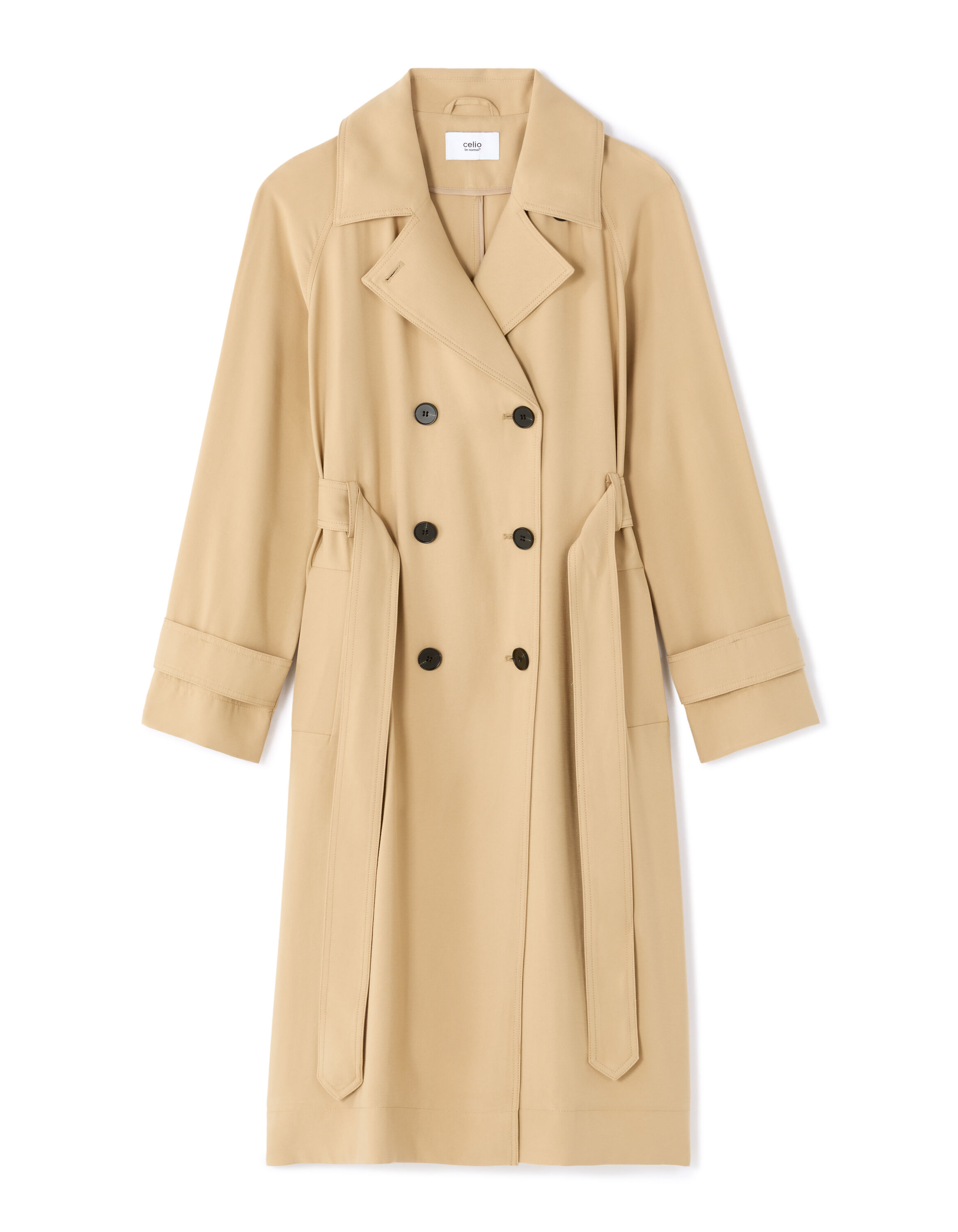 Trench fluide - beige