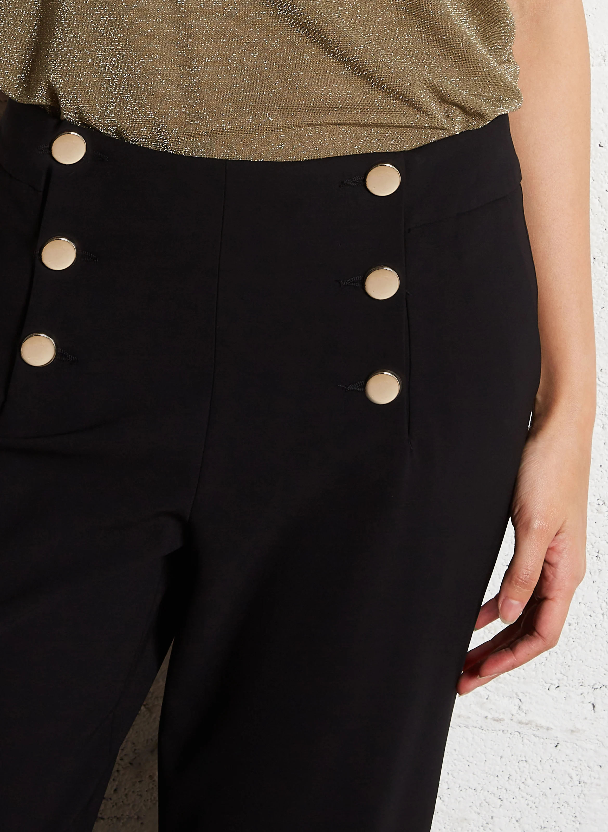 HUBERT - Pantalon droit | Noir