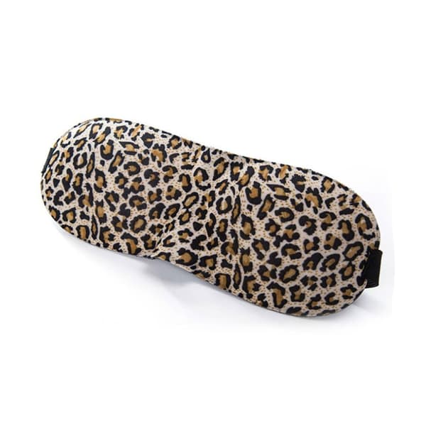 Fin 3D Foam Sleeping Mask Eye Mask for Flight Travel (Leopard)