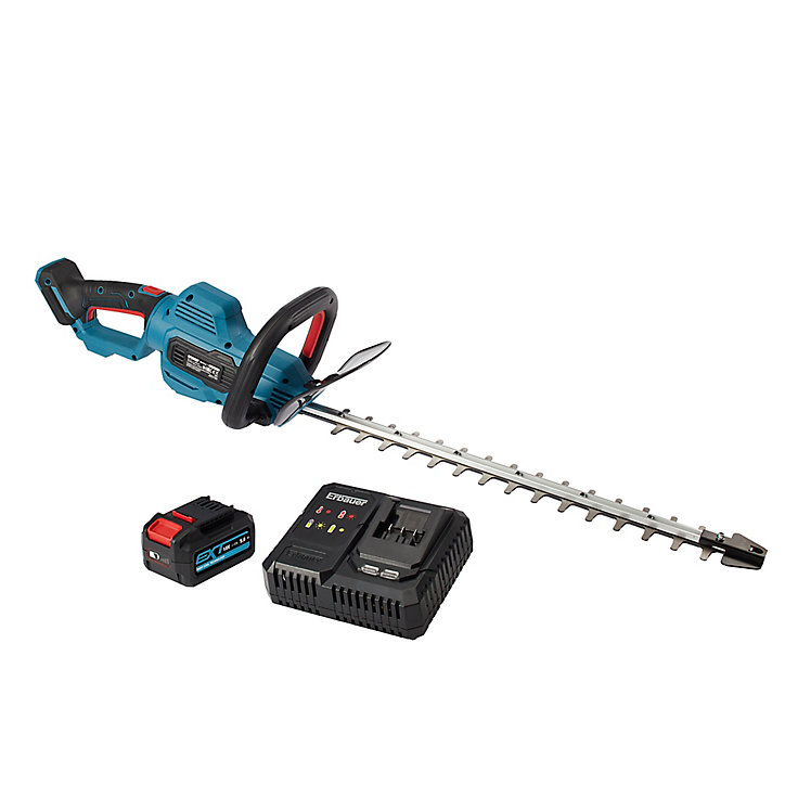 Taille-haie sans fil sur batterie 18V Erbauer 55 cm (avec batterie et chargeur)