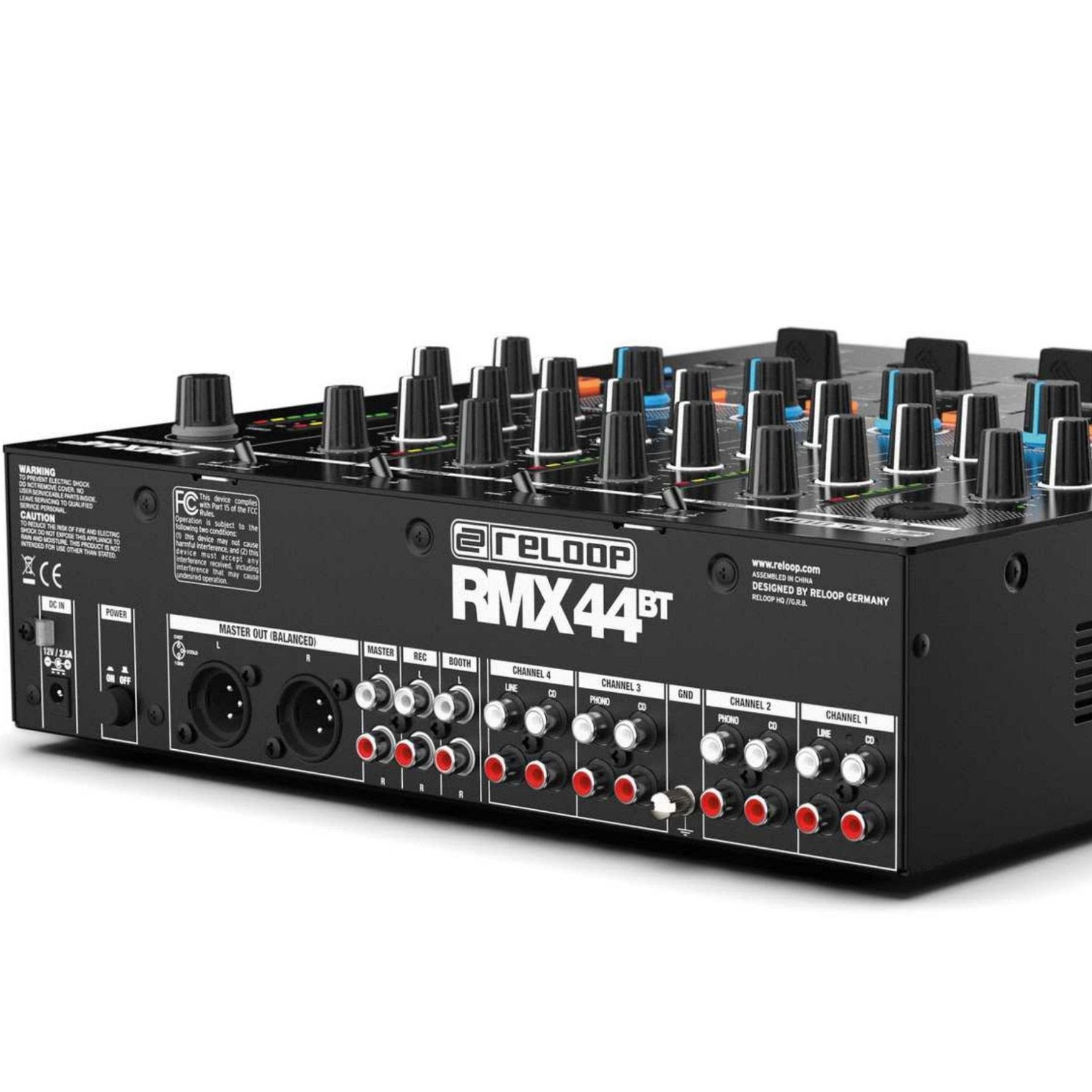 Reloop RMX-44BT 4-kanaals Bluetooth DJ mixer