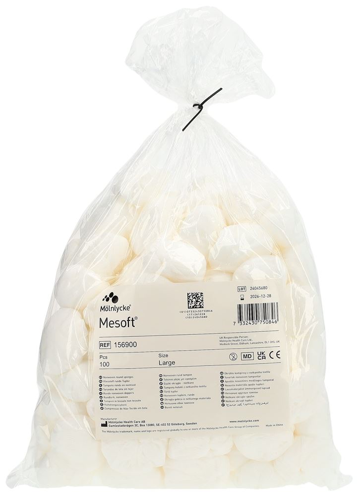 MESOFT Rundtupfer<br>100 Stück, 45mm, unsteril