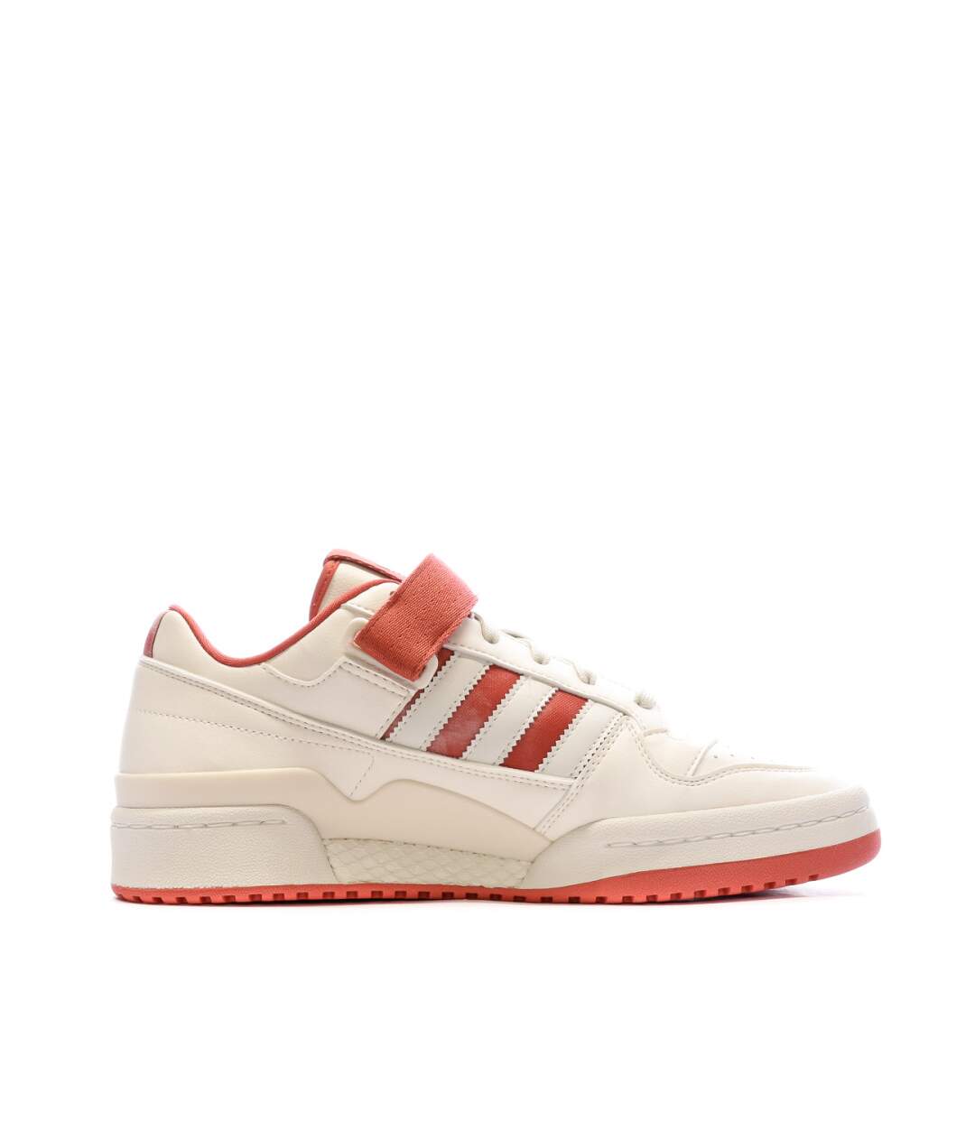 Baskets Rouge/Écru Homme Adidas Forum Low