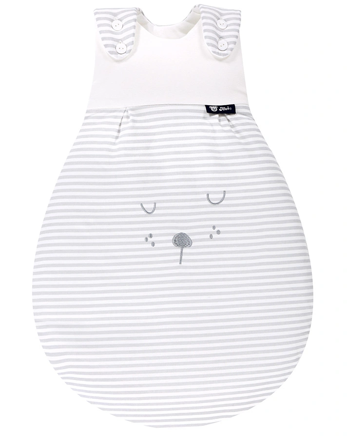 Schlafsack BABY-MÄXCHEN® – FACES in hellgrau