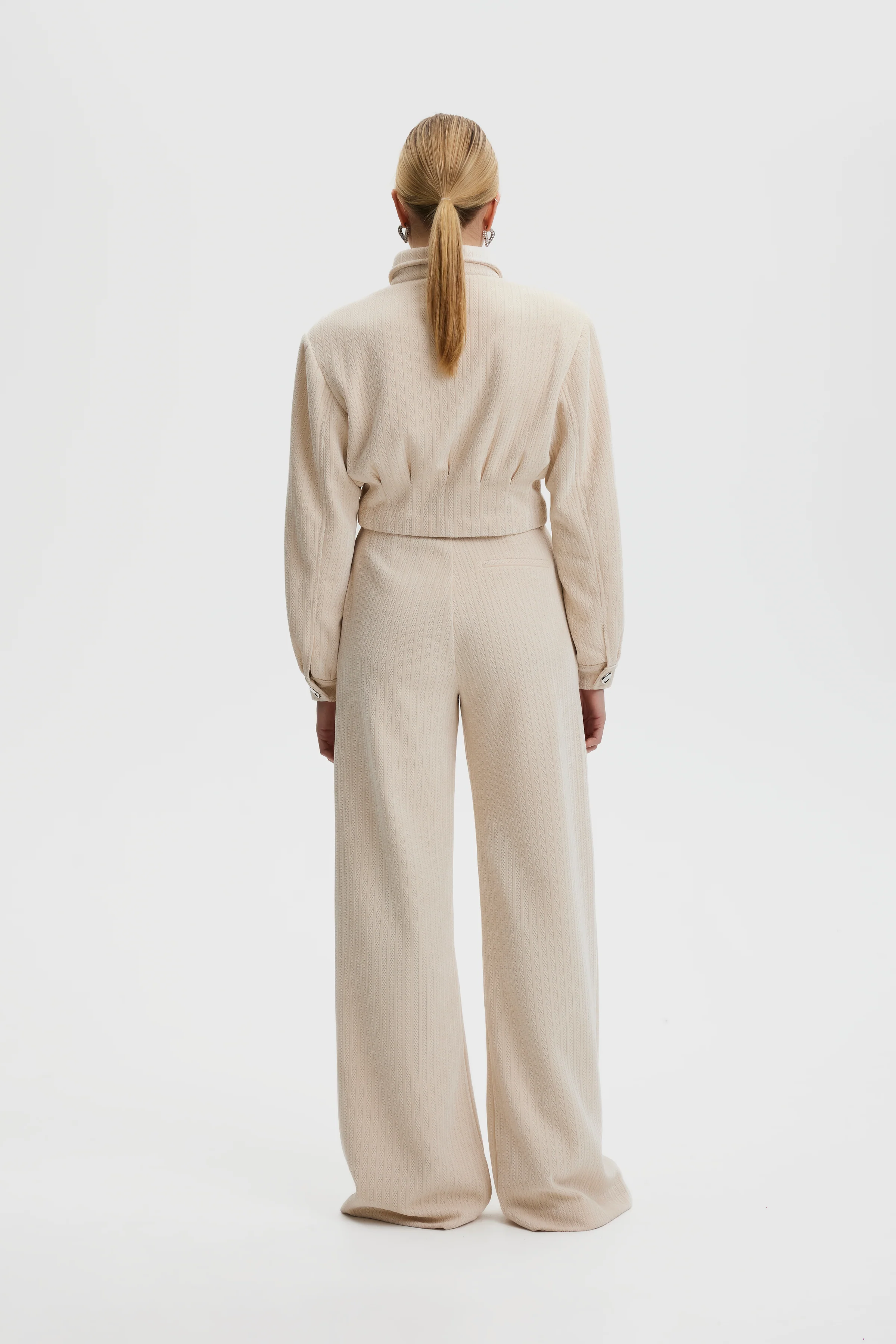 GESTUZ  ElnoraGZ habitbukser - Off White Structure
